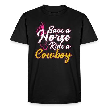 Redneck Trailer Park Geschenk I Caravane - T-shirt Premium bio Homme - noir - Devant - Nico (187cm)