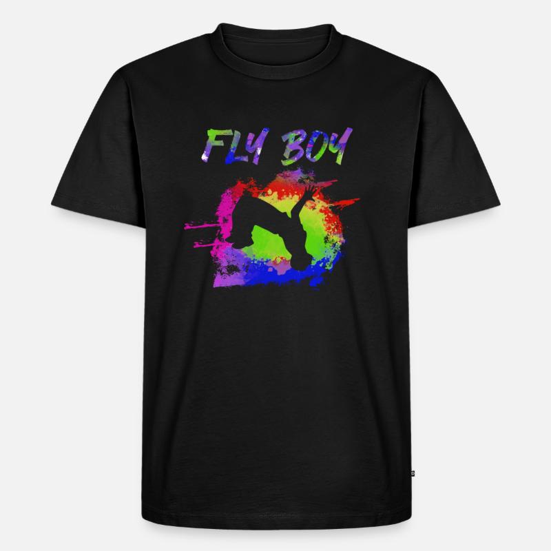 Breakdance Bboying Geschenk I Breakdancing - Männer Premium Bio T-Shirt - Schwarz