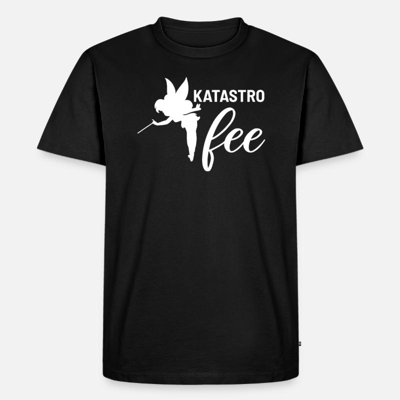 Katastrophe - Männer Premium Bio T-Shirt - Schwarz