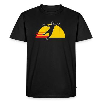 Cadeau de joueur de handball joueur de handball 2021 - T-shirt Premium bio Homme - noir - Devant - Nico (187cm)