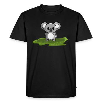 Koala koala bear - Men's Premium Organic T-Shirt - black - Front - Nico (187cm)