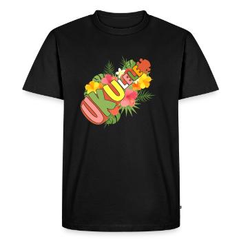 Uke ukulele - Men's Premium Organic T-Shirt - black - Front - Nico (187cm)