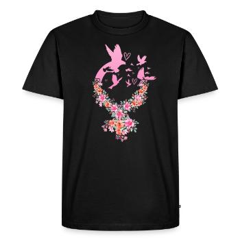 Féminisme femme pouvoir féministe - T-shirt Premium bio Homme - noir - Devant - Nico (187cm)