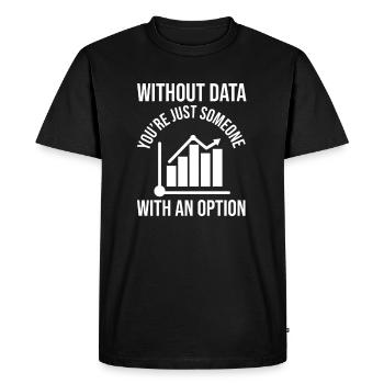 Data Science Analyst Data Scientist - T-shirt Premium bio Homme - noir - Devant - Nico (187cm)