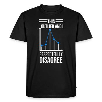 Data Science Analyst Data Scientist - T-shirt Premium bio Homme - noir - Devant - Nico (187cm)