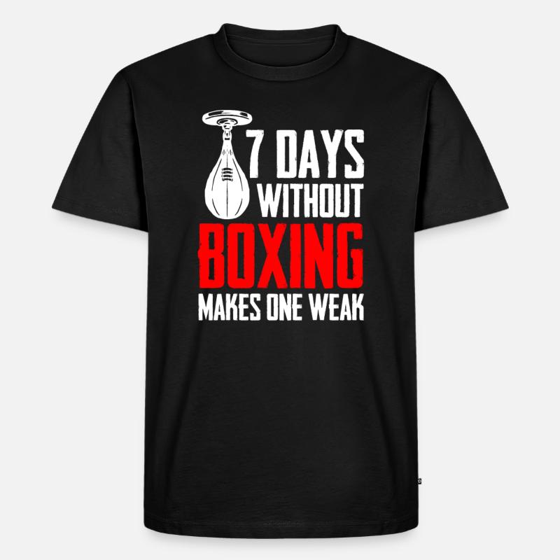 Boxen Boxkampf Boxer - Männer Premium Bio T-Shirt - Schwarz