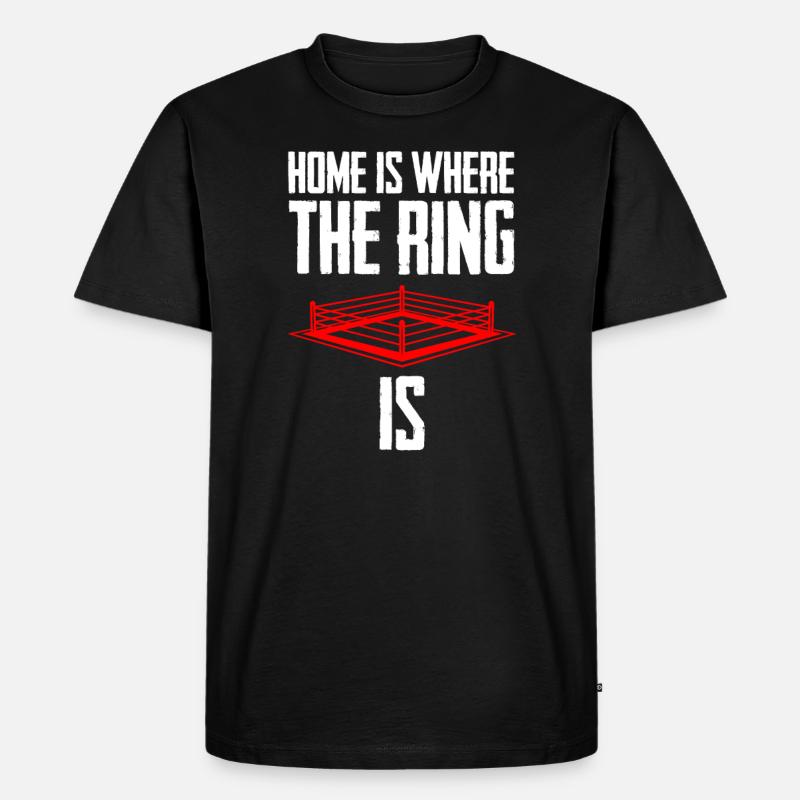 Boxen Boxkampf Boxer - Männer Premium Bio T-Shirt - Schwarz