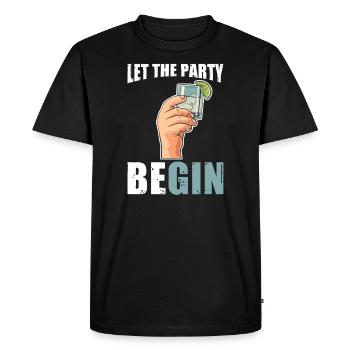 Cocktail - Men's Premium Organic T-Shirt - black - Front - Nico (187cm)
