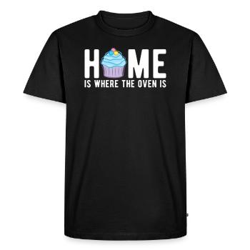 Boulangerie pâtisserie pâtissier - T-shirt Premium bio Homme - noir - Devant - Nico (187cm)