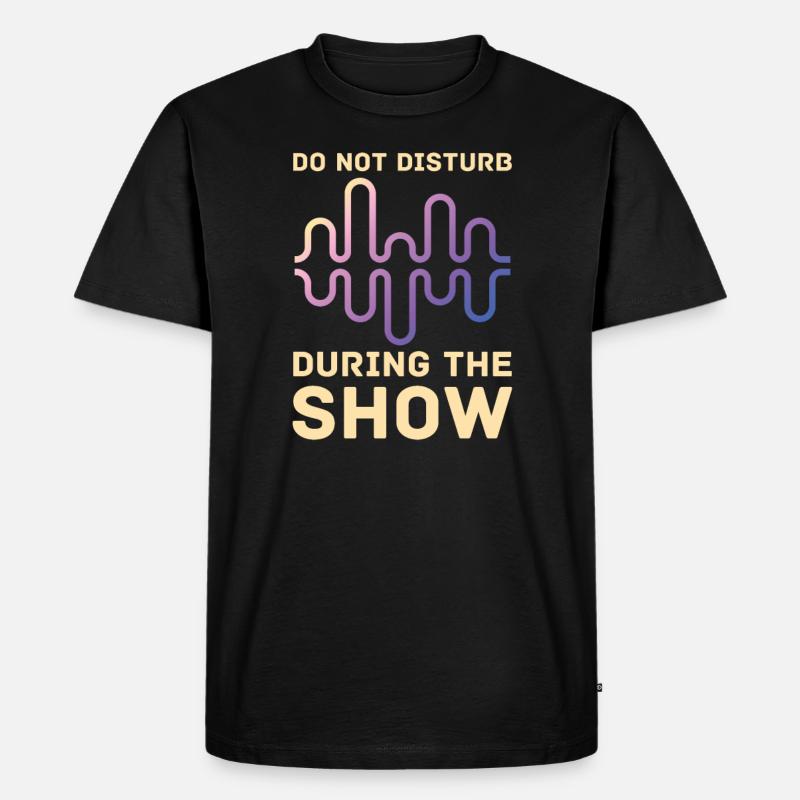 Tontechniker Sound Audio Engineer - Männer Premium Bio T-Shirt - Schwarz