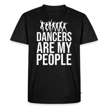 Danse Danse Danse - T-shirt Premium bio Homme - noir - Devant - Nico (187cm)