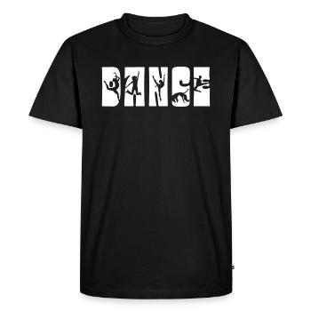 Danse Danse Danse - T-shirt Premium bio Homme - noir - Devant - Nico (187cm)