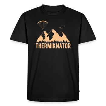 Parapente parapente - T-shirt Premium bio Homme - noir - Devant - Nico (187cm)