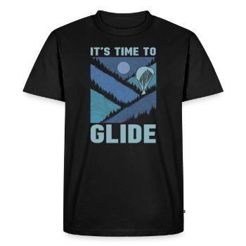 Parapente parapente - T-shirt Premium bio Homme - noir - Devant - Nico (187cm)