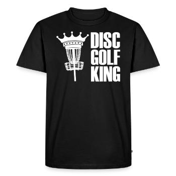 Frisbee Golf - T-shirt Premium bio Homme - noir - Devant - Nico (187cm)