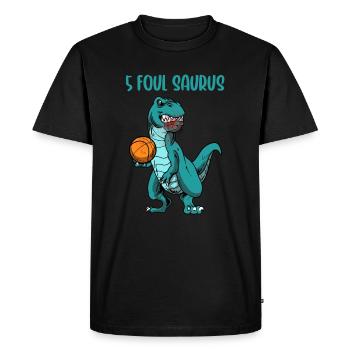 Basketball Basketballer - Men's Premium Organic T-Shirt - black - Front - Nico (187cm)