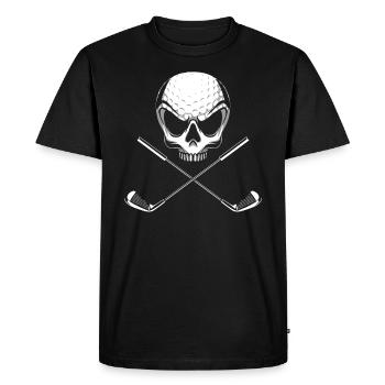 Golfeur Golf golf golf golf - T-shirt Premium bio Homme - noir - Devant - Nico (187cm)