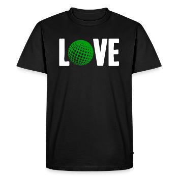 Golf Golfer Golfer Golfer Golf Course - Men's Premium Organic T-Shirt - black - Front - Nico (187cm)