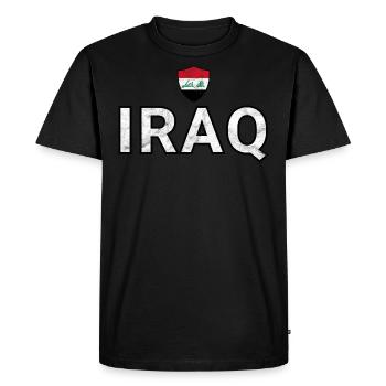 Irak - T-shirt Premium bio Homme - noir - Devant - Nico (187cm)