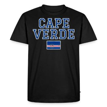 Cape Verde - Men's Premium Organic T-Shirt - black - Front - Nico (187cm)