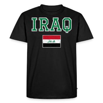 Irak - T-shirt Premium bio Homme - noir - Devant - Nico (187cm)
