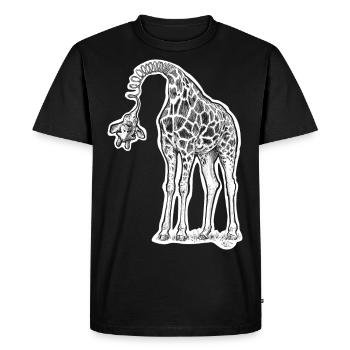 Springvertebrate Dark - Men's Premium Organic T-Shirt - black - Front - Nico (187cm)