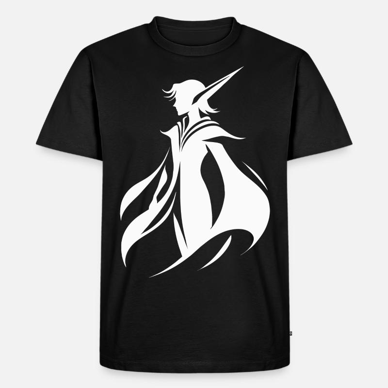 L’elfe murmure dans le vent - T-shirt Premium bio Homme - noir