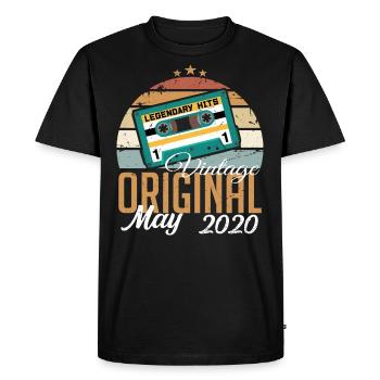 May 2020 Birthday Gift 2020 May - May 2020 - Men's Premium Organic T-Shirt - black - Front - Nico (187cm)
