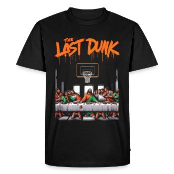 The last dunk - Men's Premium Organic T-Shirt - black - Front - Nico (187cm)