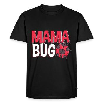 Coccinelle Entomologiste Coccinelles Entomologie Mama Bug - T-shirt Premium bio Homme - noir - Devant - Nico (187cm)