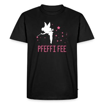pfeffi fairy - Men's Premium Organic T-Shirt - black - Front - Nico (187cm)