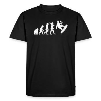wakeboard - T-shirt Premium bio Homme - noir - Devant - Nico (187cm)