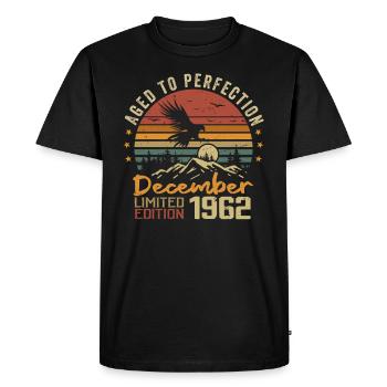 Les Légendes Sont Nées En Décembre 1962 - 1962 - T-shirt Premium bio Homme - noir - Devant - Nico (187cm)