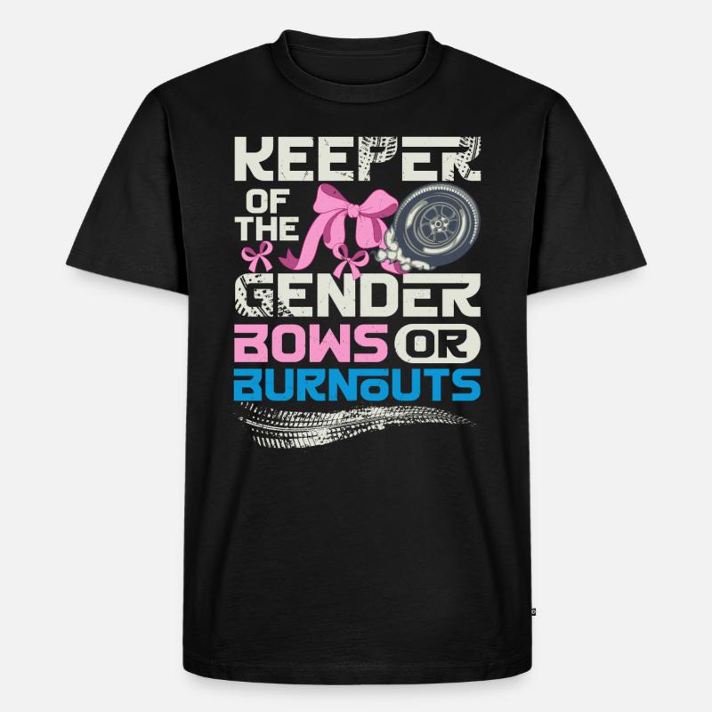 Hüter der Gender-Burnouts oder Verbeugungen - Männer Premium Bio T-Shirt - Schwarz