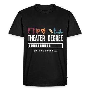 Theater Thespian Theatrical Thespianism Theater - Men's Premium Organic T-Shirt - black - Front - Nico (187cm)