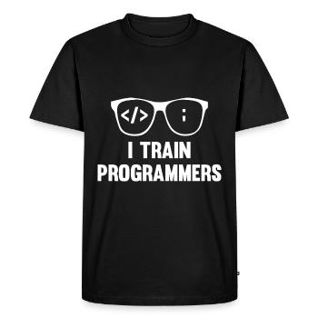 Programmer Coder Software Developer - Men's Premium Organic T-Shirt - black - Front - Nico (187cm)