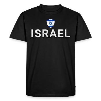 Israel - Männer Premium Bio T-Shirt - Schwarz - Vorne - Nico (187cm)