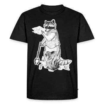 It's a Dirty Job but Someone's got to do It - Men's Premium Organic T-Shirt - black - Front - Nico (187cm)