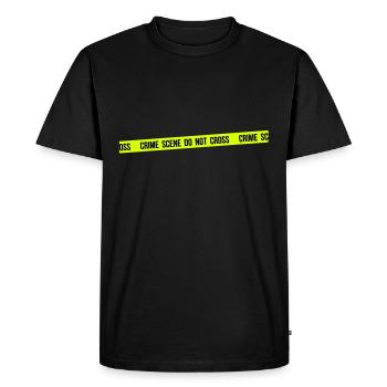 Crime scene do not cross - T-shirt Premium bio Homme - noir - Devant - Nico (187cm)