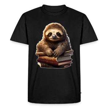 Paresse - T-shirt Premium bio Homme - noir - Devant - Nico (187cm)
