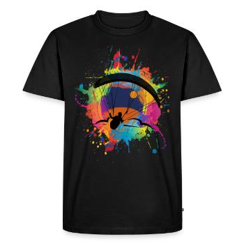Parapente parapente Gleitshirm Parapente - T-shirt Premium bio Homme - noir - Devant - Nico (187cm)