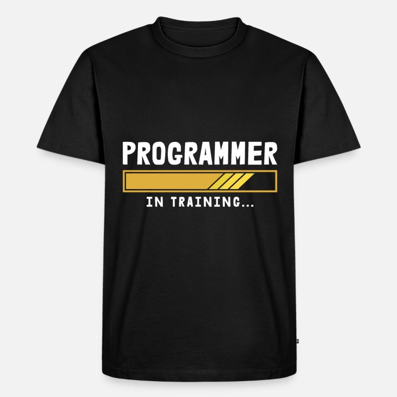 Programmer Coder Software Developer - Men's Premium Organic T-Shirt - black