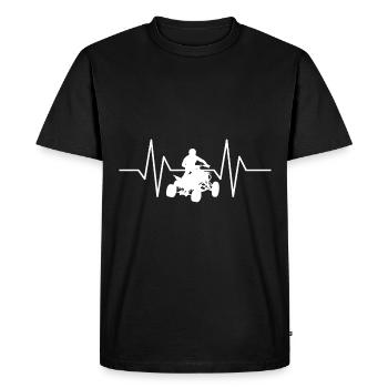 Quad Rider Idée cadeau Quad Riding Quad VTT - T-shirt Premium bio Homme - noir - Devant - Nico (187cm)