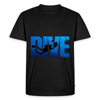 Sports Diving Suit Diving Goggles Diver - Men's Premium Organic T-Shirt - black - Front - Nico (187cm)
