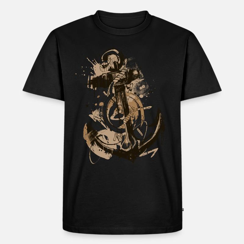 Baltic Anker - Männer Premium Bio T-Shirt - undefined