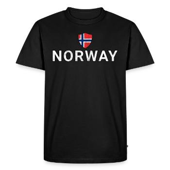 Norway - Men's Premium Organic T-Shirt - black - Front - Nico (187cm)