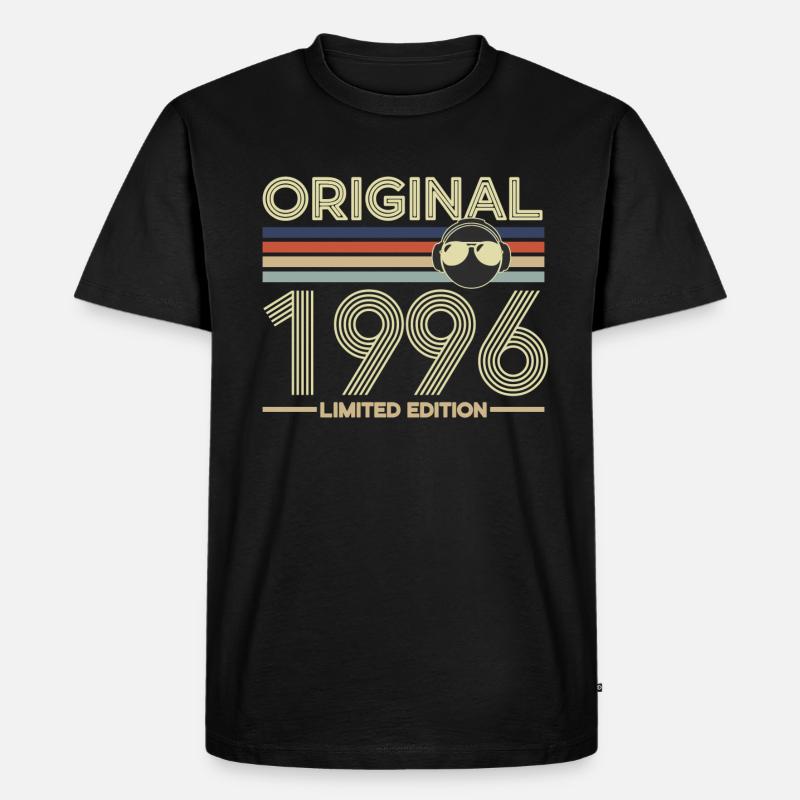 1996 - Männer Premium Bio T-Shirt - Schwarz