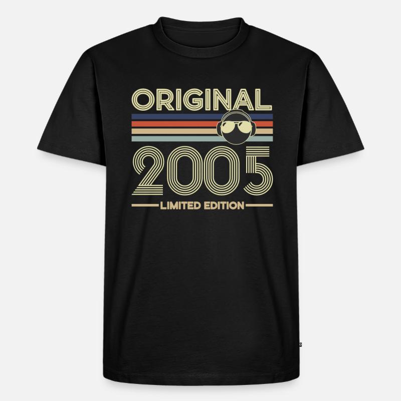 2005 - Männer Premium Bio T-Shirt - Schwarz