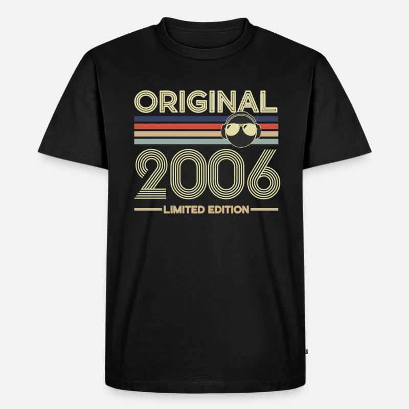 2006 - Männer Premium Bio T-Shirt - Schwarz