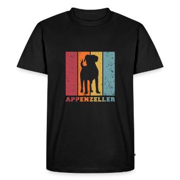 Appenzeller - T-shirt Premium bio Homme - noir - Devant - Nico (187cm)